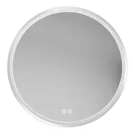 kielle Idolio - Zrcadlo s LED osvětlením a vyhříváním, průměr 80 cm, chrom 50324003