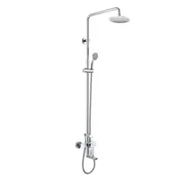 Mereo Dita - Sprchový set s vaňovou batériou, priemer 20 cm, 3 prúdy, chróm CBE60101SCD