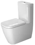 Duravit Happy D.2 - WC kombi misa, s WonderGliss, alpská biela 21340900001
