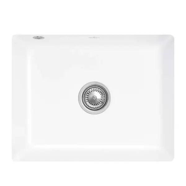 Villeroy & Boch Subway 60 - Keramický dřez 55x44 cm, CeramicPlus, Stone White 331001RW