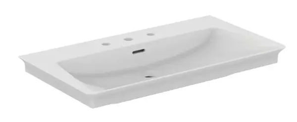 Ideal Standard La Dolce Vita - Umývadlo, 86x47 cm, s prepadom, 3 otvory na batériu, biela E267601