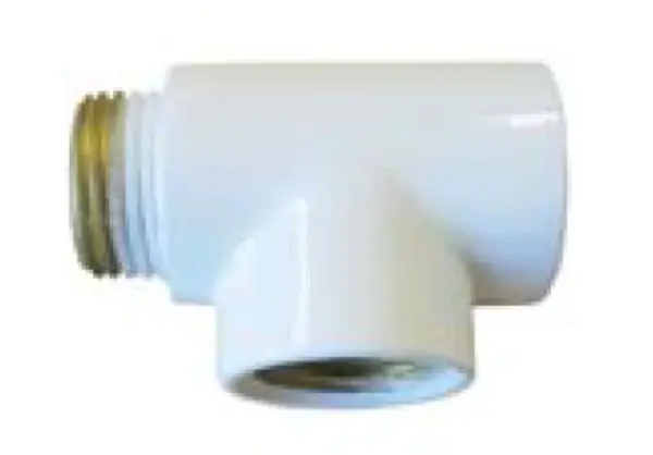 Zehnder Příslušenství - T-kus, zkrácený, DBM, bílý 853111