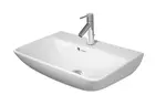 Duravit ME by Starck - Umývadlo, 60x40 cm, s prepadom, s otvorom na batériu, biela 2343600000