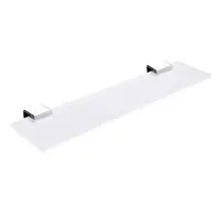 Nimco Kibo - Polička, dĺžka 50 cm, matné sklo/chróm Ki 14091B-50-26