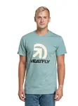 Meatfly pánské tričko Dais Dusty Mint | Modrá | Velikost XS | 100% bavlna
