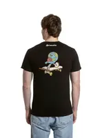 Meatfly pánské tričko Planet Black | Černá | Velikost S | 100% bavlna