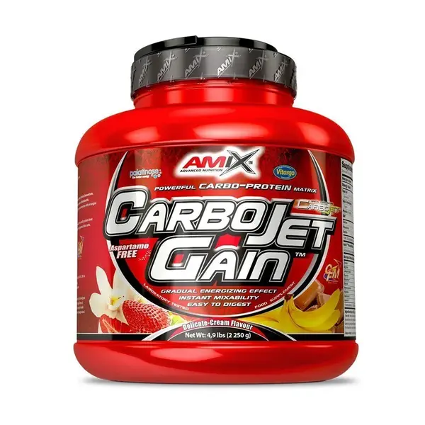 AMIX CarboJet Gain, Strawberry, 2250g