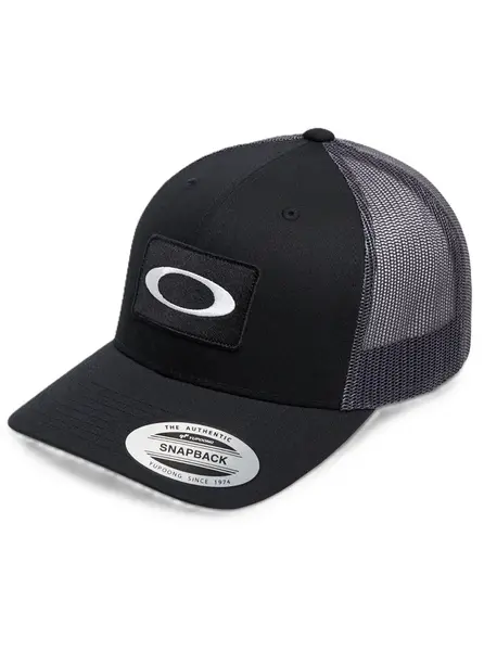 Oakley kšiltovka O Original Trucker Hat Black / Forged Iron | Černá | Velikost One Size