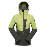 Dámská nepromokavá bunda s ptx membránou alpine pro zarra 2 zelená xs