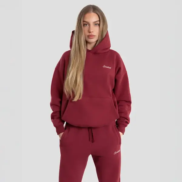 Dámská mikina exalted comfy-nest™ essence vínová xl