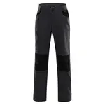 Dětské softshellové kalhoty alpine pro akano tmavě šedá 164-170