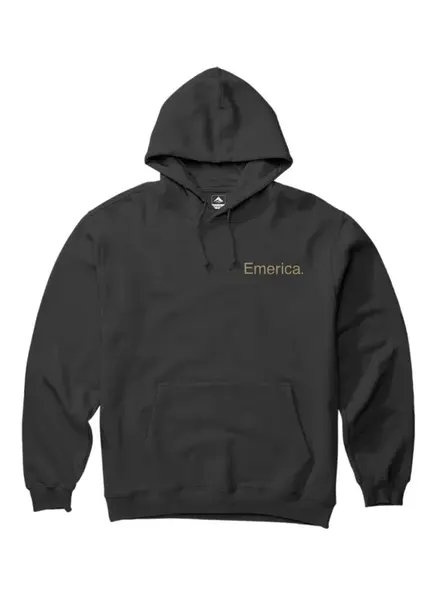 Emerica pánská mikina This Is Skateboarding Black | Černá | Velikost M