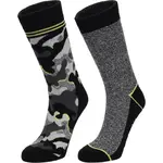 Columbia 2PP CAMOUFLAGE THERMAL CREW Pánské ponožky, černá, velikost