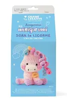 DIY sada - háčkovaná plyšová hračka Graine Creative Amigurumi Kit 10 cm více barev