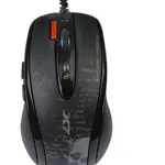 Herní myš A4tech F5, V-Track, až 3000DPI, paměť 160kB, 7 tlačítek, USB, černá