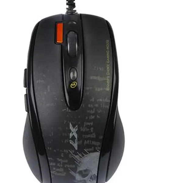 Herní myš A4tech F5, V-Track, až 3000DPI, paměť 160kB, 7 tlačítek, USB, černá