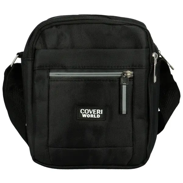 Pánska taška cez rameno čierna - Coveri Doan