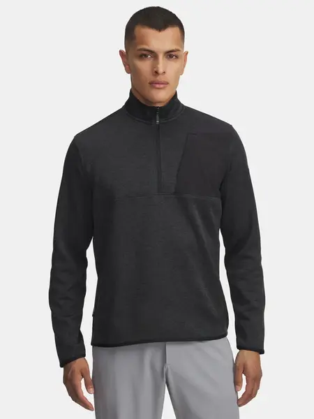 Pánská mikina Under Armour UA Drive SweaterFleece HZ-BLK - Pánské