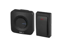 Zvonek bezdrátový EMOS P5729B bezbateriové tlačítko - rozbaleno - poškozený obal