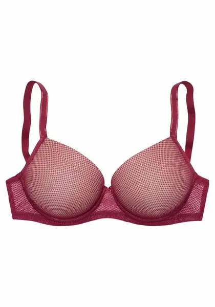 LASCANA Podprsenka 'Invisible Pink'  červená