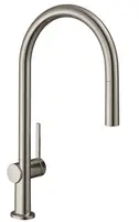 Hansgrohe M54 - Dřezová baterie Talis s výsuvnou koncovkou, vzhled nerezu 72802800