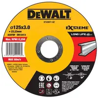 DeWALT Příslušenství - Řezný kotouč na kov 125x22,2 mm DT43911