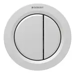 Geberit Splachovací systémy - Oddálené ovládání splachování WC, pneumatické, 2-činné splachování, matný chrom 116.050.JQ.1