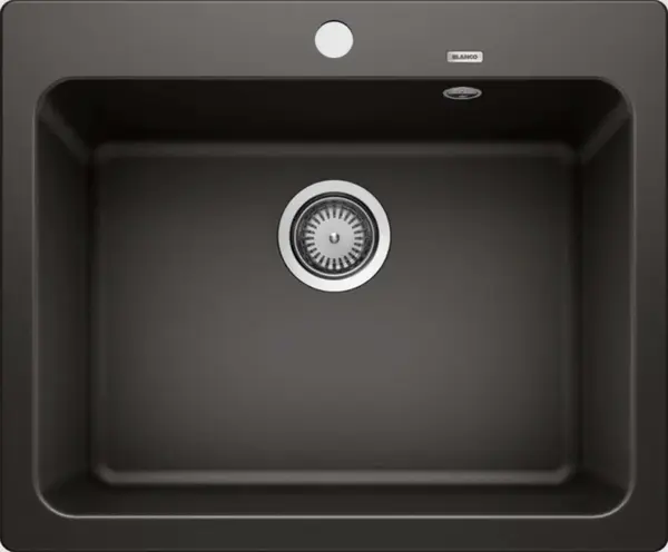 Blanco Naya 6 - Silgranitový dřez, 62x51 cm, černá 525941