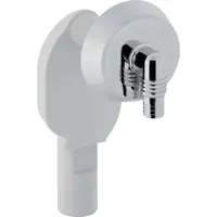 Geberit Příslušenství - Zápachová uzávěrka pro zařizovací předměty, 1 připojení, podomítková krabice, lesklý chrom 152.234.21.1