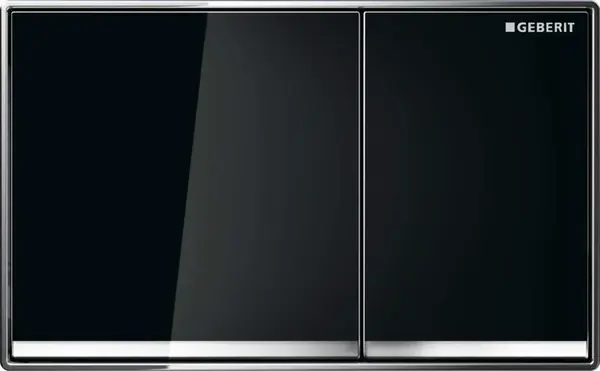 Geberit Omega60 - Ovládací tlačítko splachování, černá 115.081.SJ.1