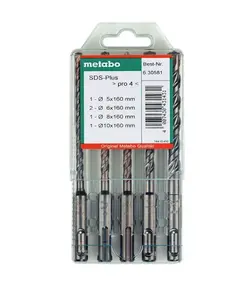 Metabo - 5dílná sada vrtáků do zdiva SDS Plus 630581000