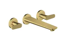 Axor Citterio C - Vanová baterie pod omítku, 3-otvorová instalace, leštěný vzhled zlata 49483990