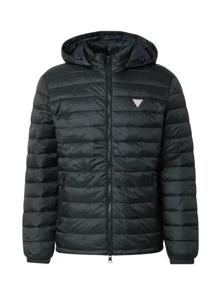 GUESS JEANS Prechodná bunda  čierna