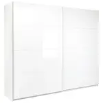 MID.YOU ŠATNÍ SKŘÍŇ S POSUVNÝMI DVEŘM, bílá, 250/210/62 cm