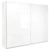 MID.YOU ŠATNÍ SKŘÍŇ S POSUVNÝMI DVEŘM, bílá, 250/210/62 cm