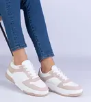 marka niezdefiniowana Brown sneakers with a thick sole Undina