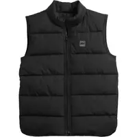 GAP V-FRCH LW LOGO VEST Dětská prošívaná vesta, černá, velikost
