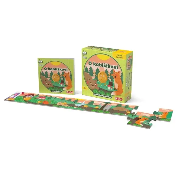 O pampúšikovi - skladačka s rozprávkou