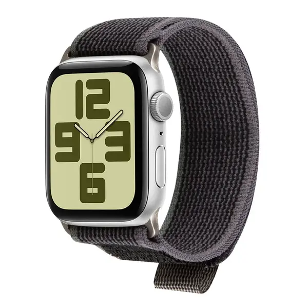 Textilní řemínek OBAL:ME pro Apple Watch 42-49mm M-L, grey/green