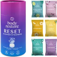 Body Restore Reset Shower Steamers tablety do sprchy vône Spring Botanical Mix 6 ks