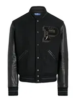 Polo Ralph Lauren Prechodná bunda  grafitová / čierna