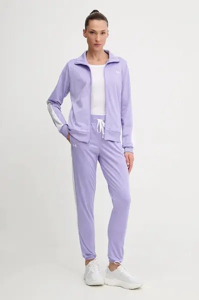 Sportovní tepláková souprava Under Armour Tricot černá barva, 1365147