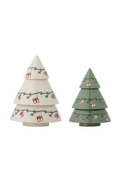 Ozdobný vánoční stromeček Bloomingville Yule Deco 12 / 14,5 cm 2-pack více barev