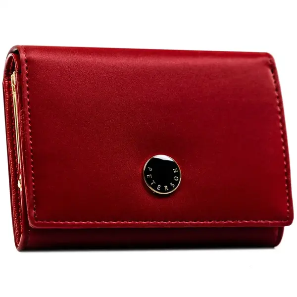Dámská kožená peněženka červená - Peterson Safiet