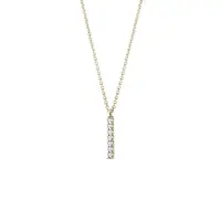 Náhrdelník s briliantovou tyčinkou ve zlatě KLENOTA