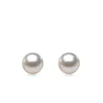 Zlaté náušnice s perlou Akoya KLENOTA