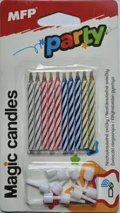Dortové svíčky MFP Magic 10ks 6cm