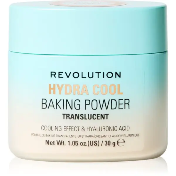 Makeup Revolution Hydra Cool Loose Baking Powder rozjasňující sypký pudr s chladivým účinkem 30 g