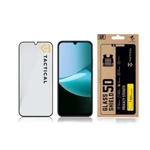 Ochranné sklo Tactical Glass Shield Privacy Stealth 5D pro Xiaomi Redmi 15C 4G/5G, černá