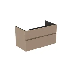 Ideal Standard Finesse - Umývadlová skrinka 100x51x55 cm, 2 zásuvky, Matt Greige E3445UP